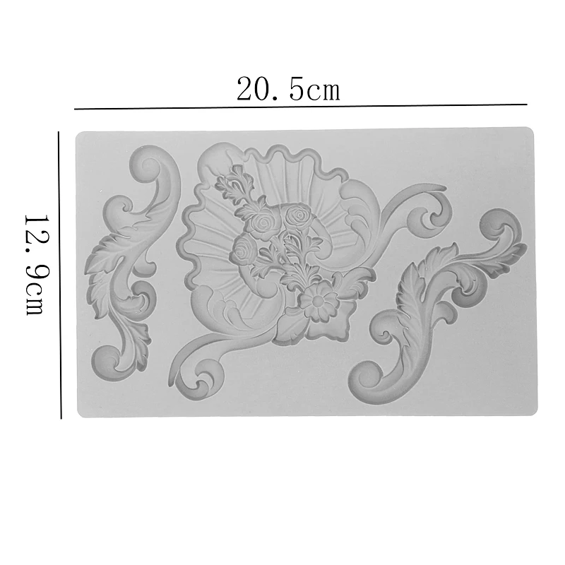 Английский садовый Тотем рельефная силиконовая форма для украшения торта
