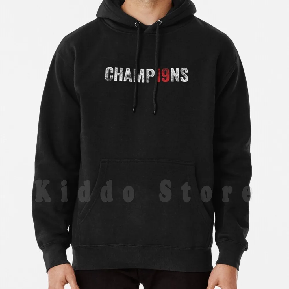 

Champ19ns – Celebrating 19th League Title Hoodie Long Sleeve Klopp Anfield Kop Jurgen Klopp Red Football