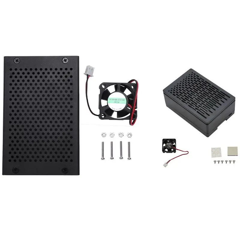 Чехол из алюминиевого сплава с охлаждающим вентилятором металлический корпус