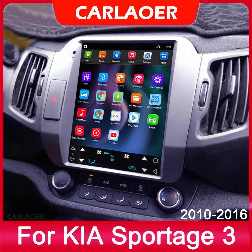 Автомагнитола на Android 10 DSP IPS для KIA Sportage 3 2010 2011 2012 2013 2015 2016 2din 2 din мультимедийный