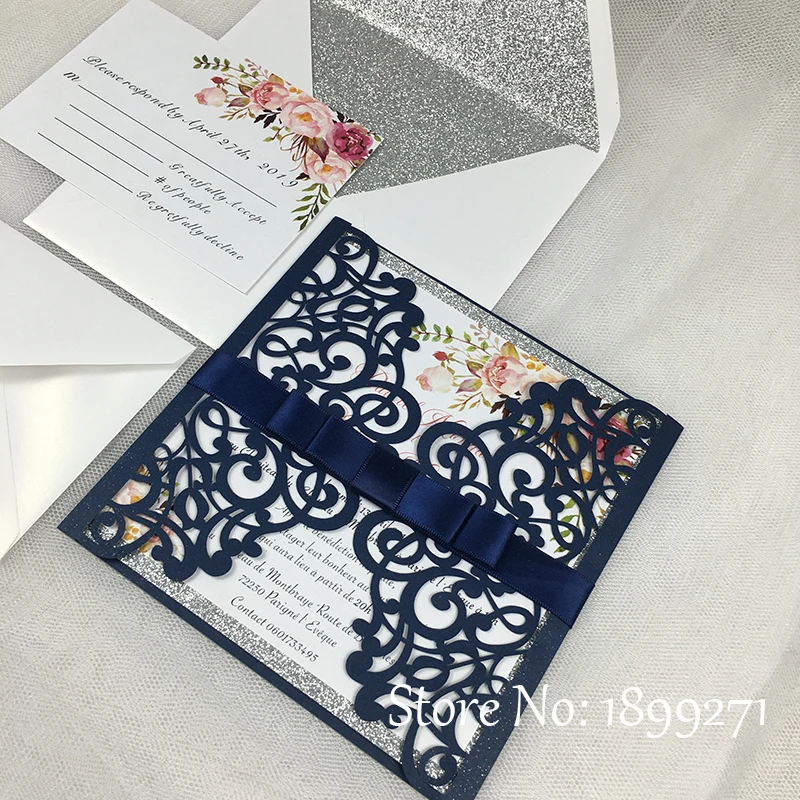 Customized Birthday Greeting Card Wedding Invitation card Wholesale Luxury Handmade Decoration Girl Design | Дом и сад