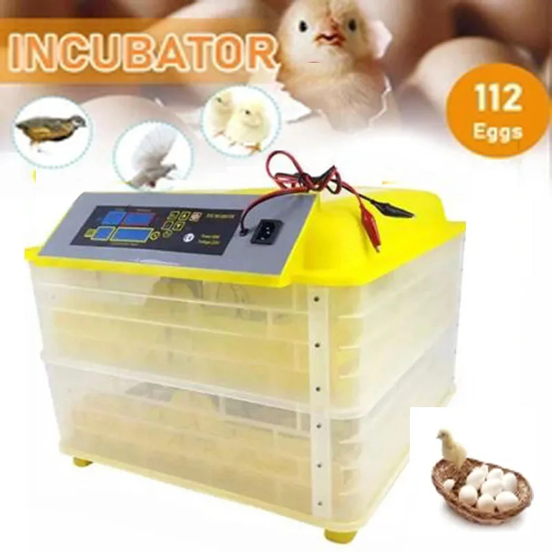 Новинка автоматический инкубатор 220 В 12 яиц ёмкость инкубатора с контролем