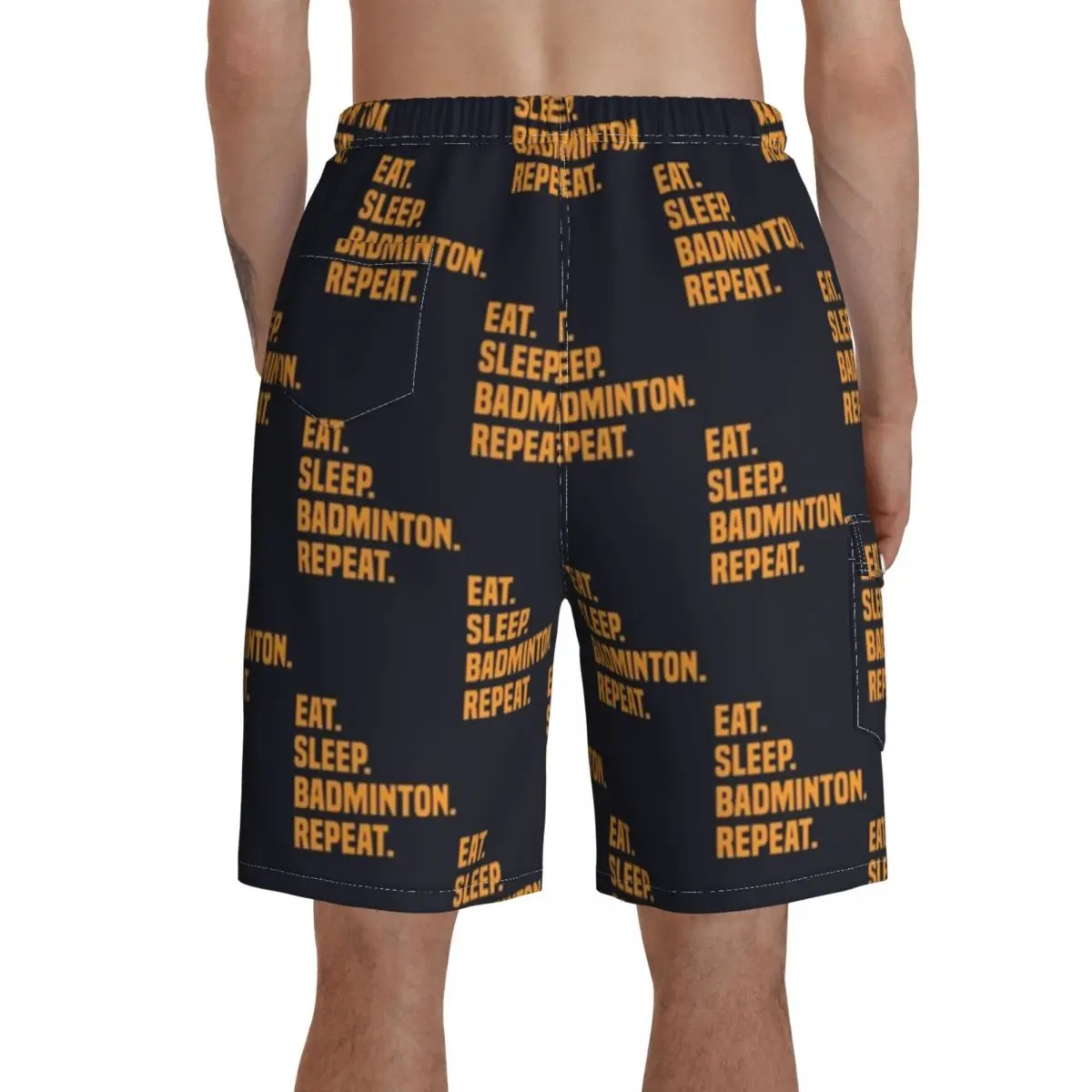 

Sleep Board Shorts Swimming Trunks Polyester Men Beach Funny Swim Trunks