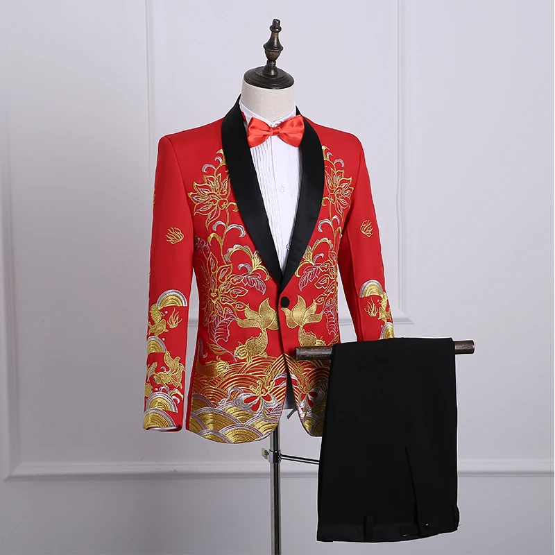 Мужской сценический костюм для самостоятельного выращивания одежда выступления