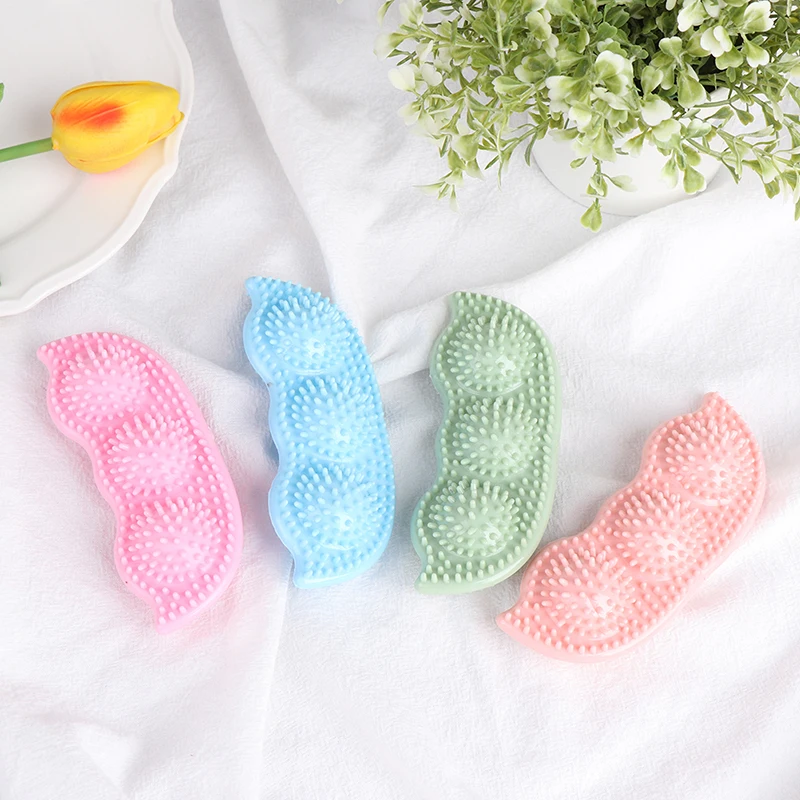 

Pet Dog Pea Rubber Chew Toy Puppy Teething Toy Relieve Itching Teeth Cleaning