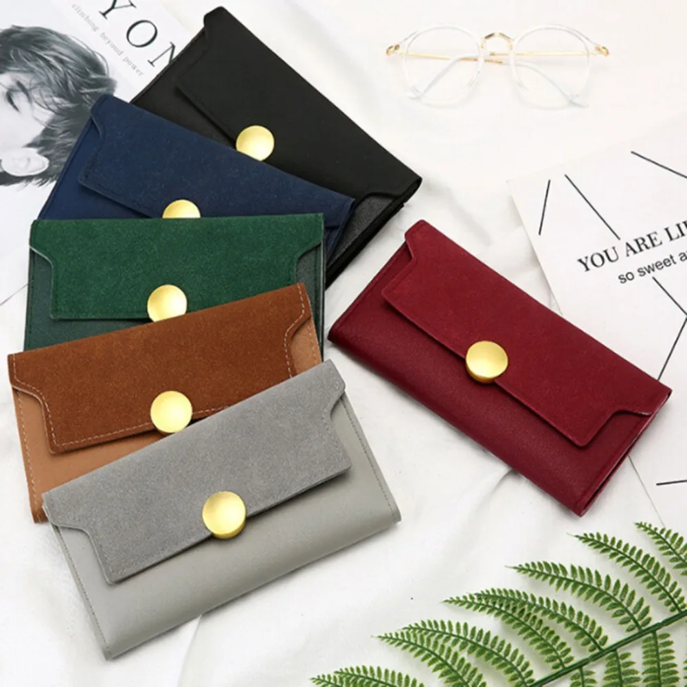 

New Style Women's Fashion Long Purse Leather Zip Wallet Coin Card Holder Soft Leather Phone Card Female Clutch Billetera Mujer
