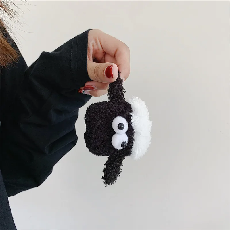 Милый 3D мультфильм Shaun овечка Модный мягкий плюшевый чехол для гарнитуры для Apple новые Airpods 1/2 крышка беспроводные bluetooth наушники чехол