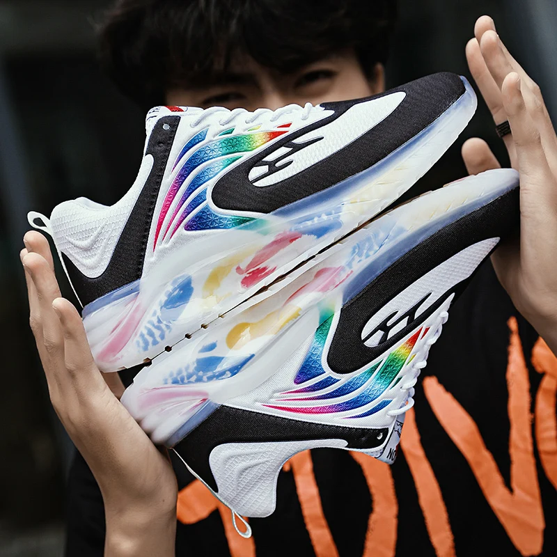 

Autumn Men's Running Shoes Breathable Men Sports Sneakers Lace Up Comfort Casual Walking Shoes Athletic Training Footwear
