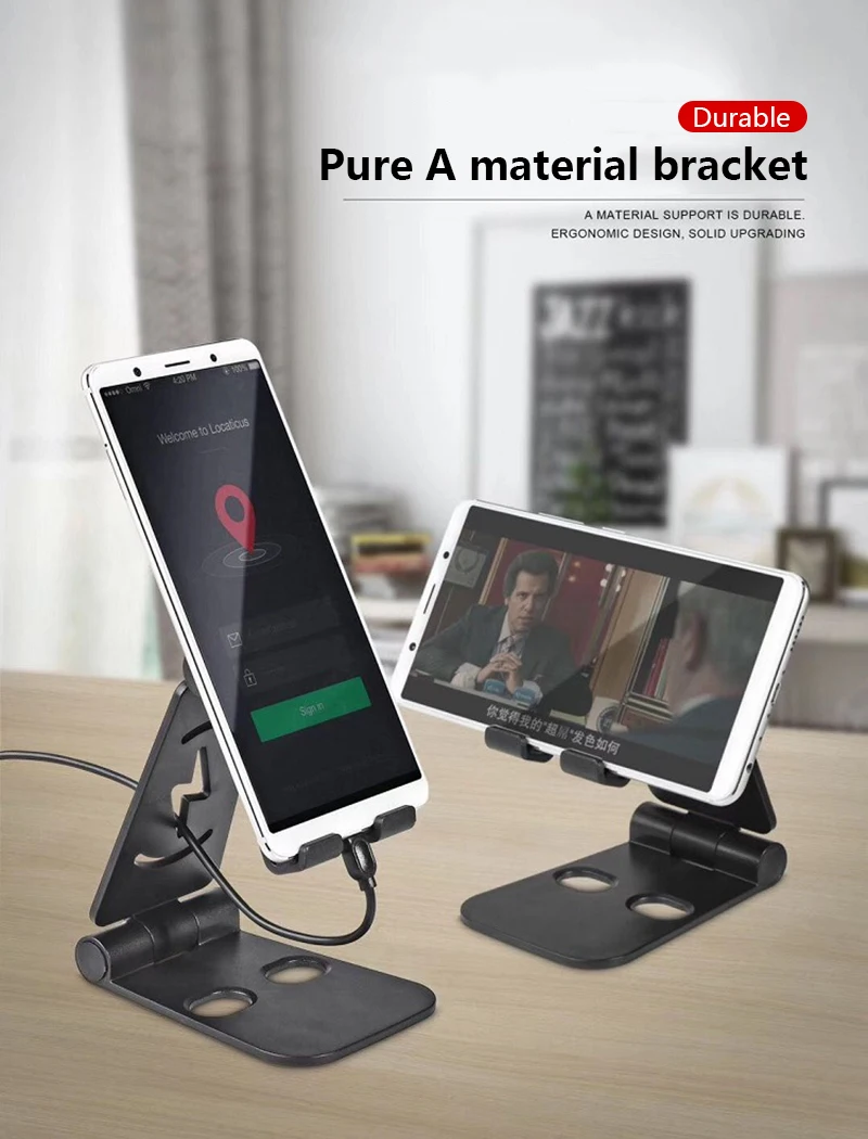 

Desk Stand Mobile Phone Holder Smartphone Stand Holder Foldable Extend Universal Mobile Phone Holder Seat For IPhone Xiaomi Lazy