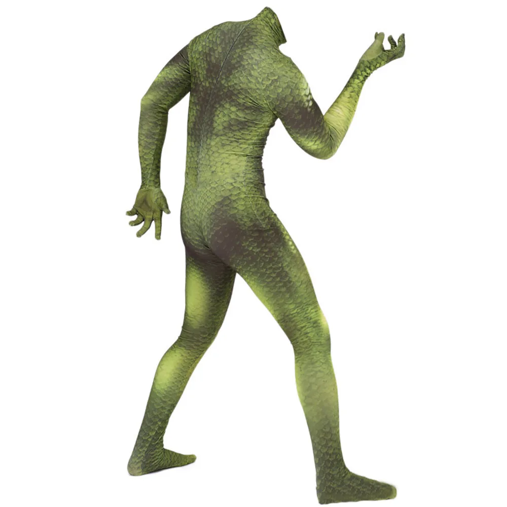 Комбинезон зеленого цвета костюм гольбина супергероя для косплея комбинезон