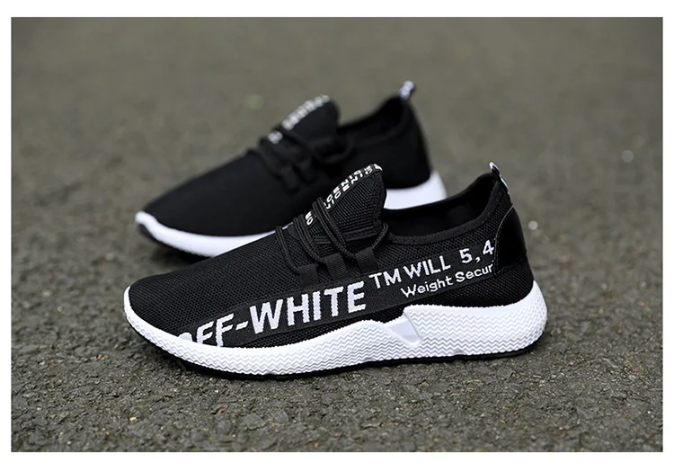 Autumn New Style Men Shoes Fashion Casual Mesh Shoes Stylish Rubber Shoes Sneakers Low Top Breathable Korean-style Running