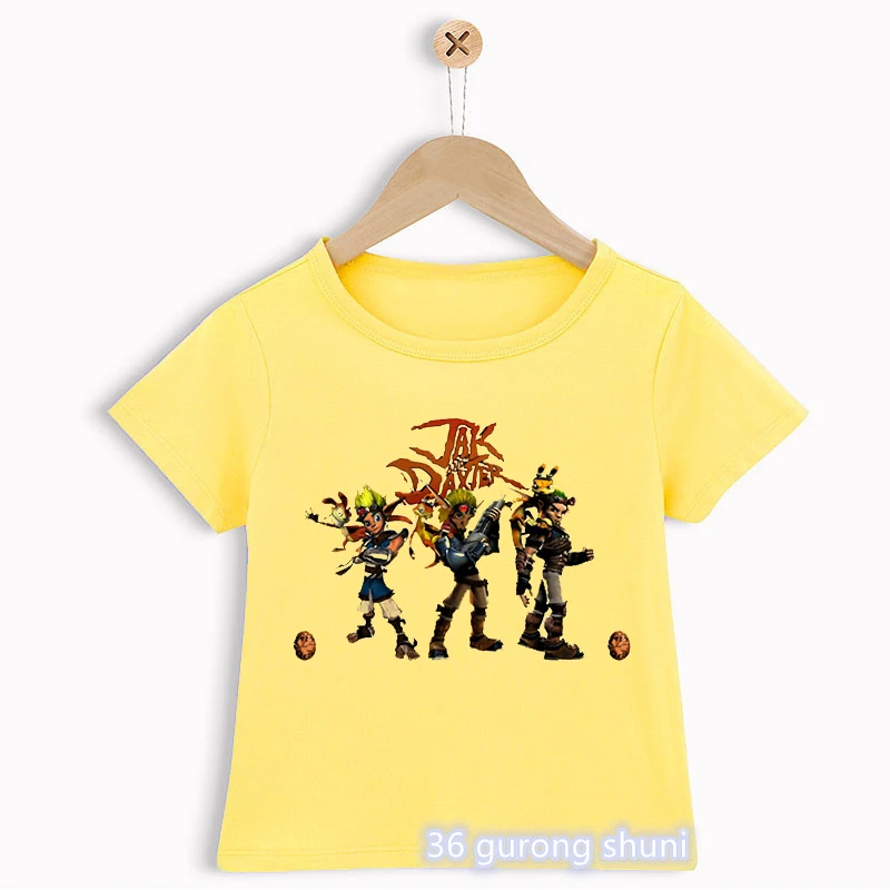 Забавные футболки для мальчиков одежда подростков с принтом как и Daxter: The Precursor