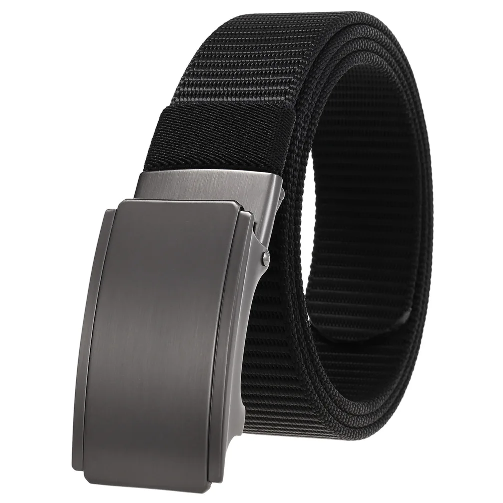 New Nylon Belt Woven Belt Men's Roller Alloy Buckle Belt  G136-23708-1 Luxury Belt Designers Men Polyester