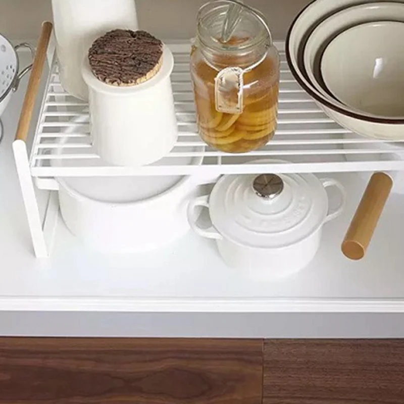 

Multi-Layer Seasoning Rack Kitchen Supplies Layered Rack with Stemware Wine Glass Rack 10.2 Inch Deep