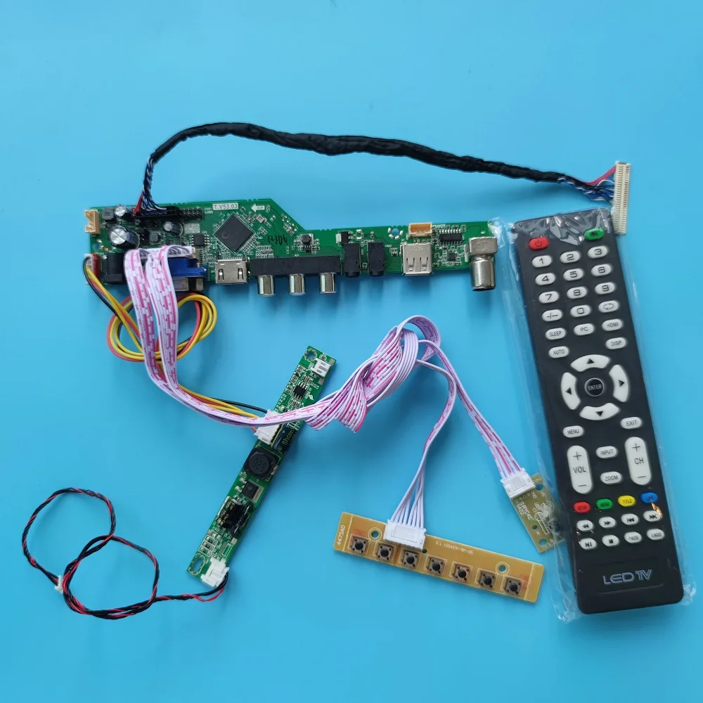 

Kit for M220Z3/M220ZGE/MT200LW01/MT200LW02/MT220WW01 30Pin 1680*1050 60Hz controller board VGA AV USB WLDE monitor LVDS