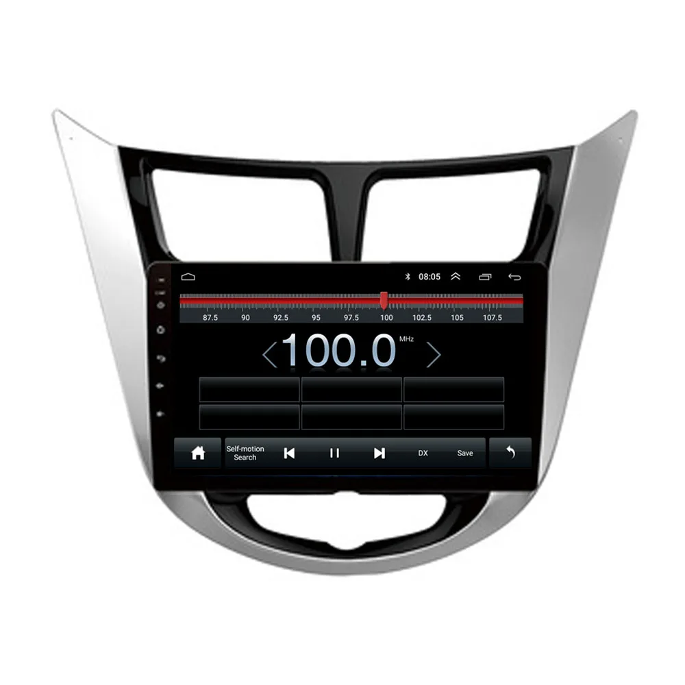 Автомобильный мультимедийный Dvd плеер R Way Android Gps для Hyundai Solaris Accent Verna 2010 2011 2015 2016 2