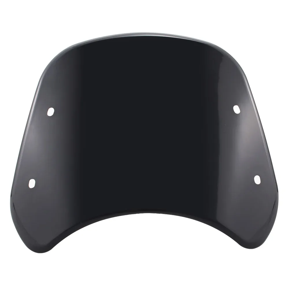 Черный мотоцикл 7 &quotВинтаж компактный спортивный козырек ветрового стекла