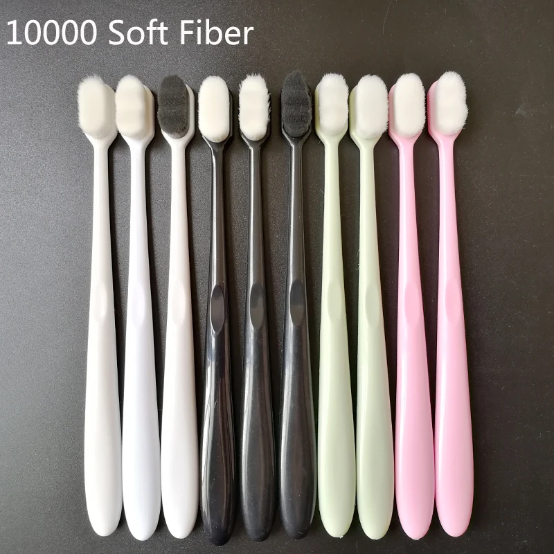 3 шт. ультратонкая мягкая зубная щетка с Million Nano щетиной для глубокой чистки зубов