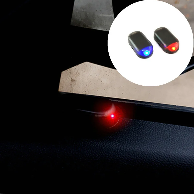 1 шт. автомобильная светодиодсветильник сигнализация на солнечной батарее для