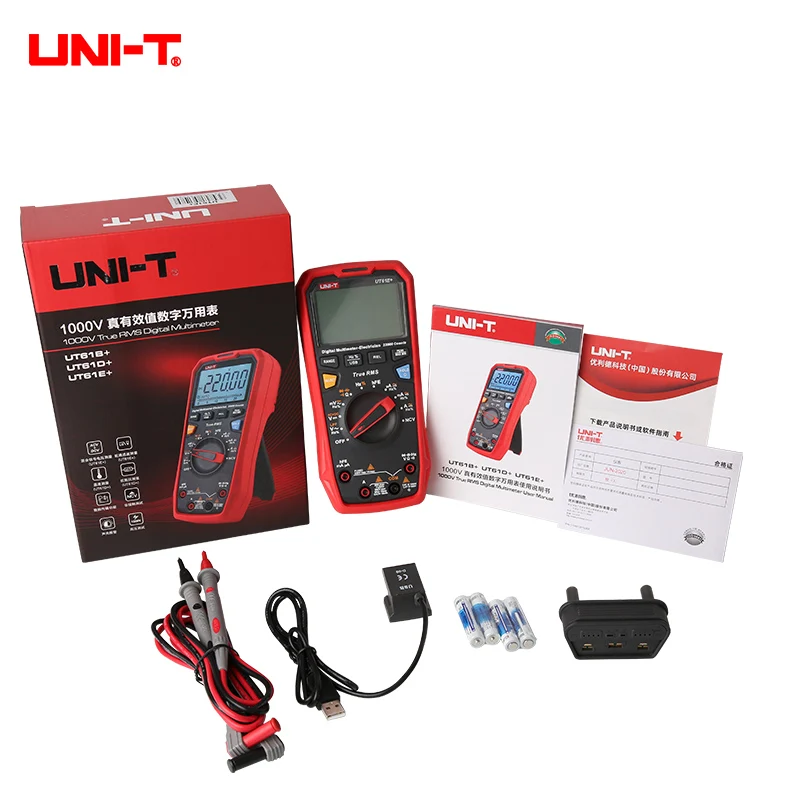 Цифровой мультиметр UT61E Plus UNI T отсчетов USB тестер с автоматическим выбором