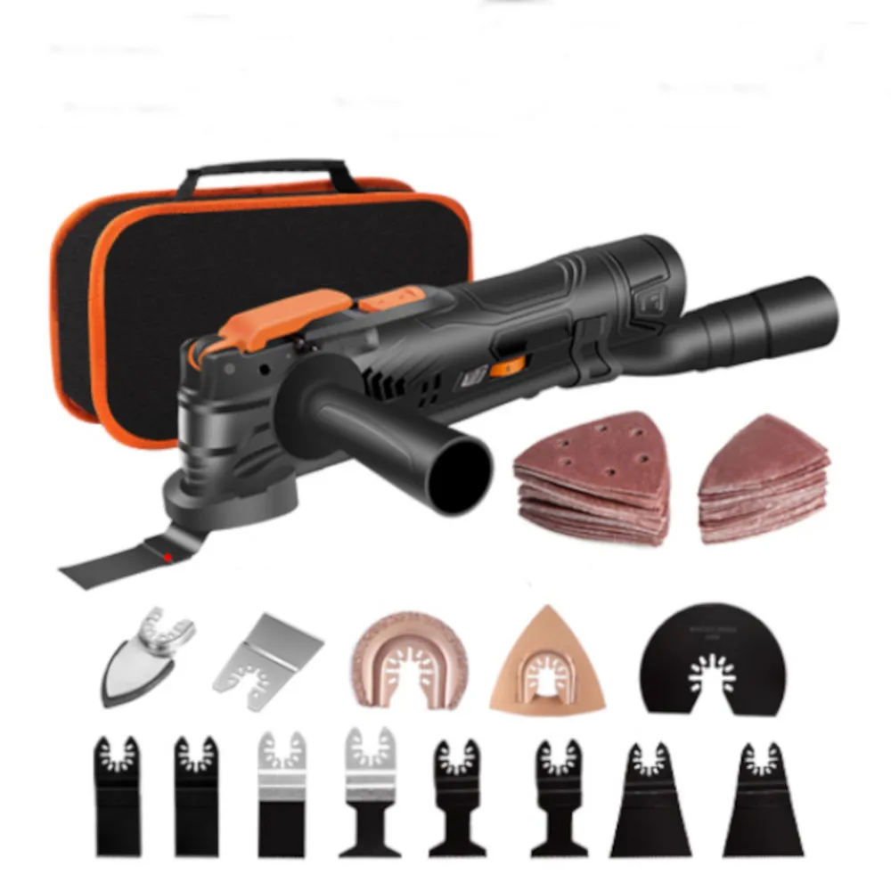 

Multi-function HL-OMT12 Electric Oscillating Tool Renovator Tool Lithium-ion Cordless Oscillating Trimming Machine Electric Saw