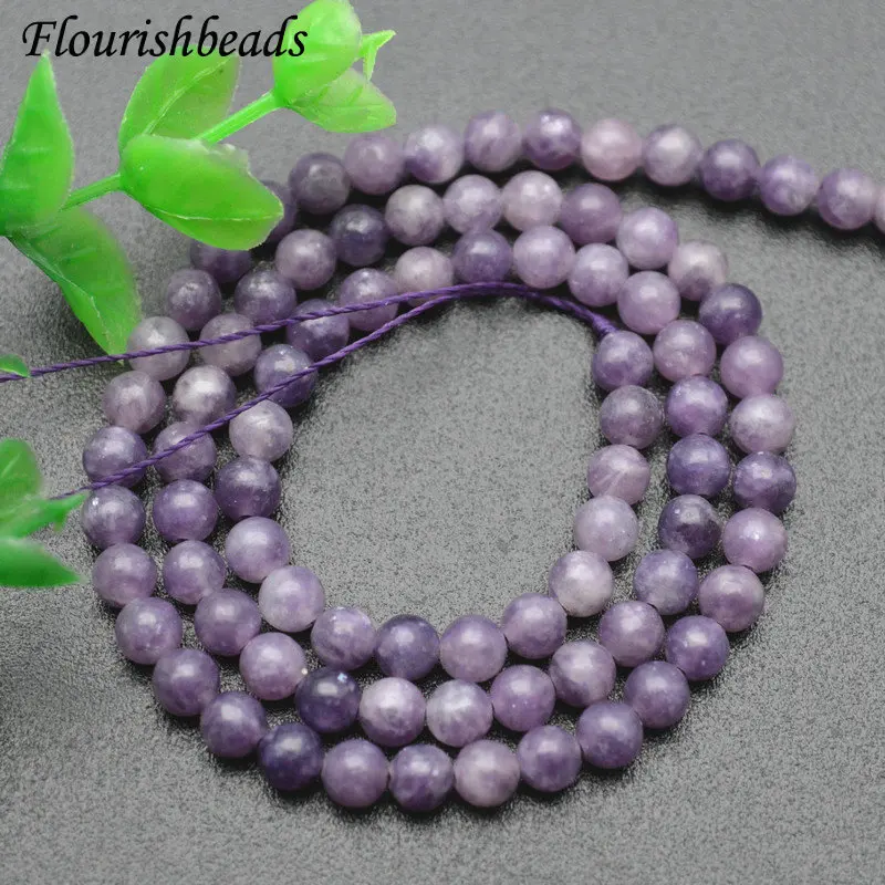 Бусины Из Натурального лепидолита 4/6/8/10 мм 5 нитей