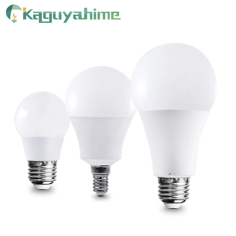 Светодиодная лампа Kaguyahime E14 E27 24 Вт 20 15 12 9 6 с регулируемой яркостью 220 В