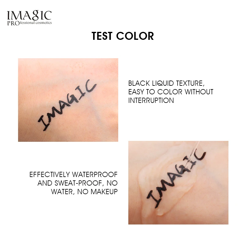 IMAGIC 1 шт. Pro жидкая Водонепроницаемая подводка для глаз Тип Косметическая подводка для глаз природа длительное время для женщин Красота Косметика