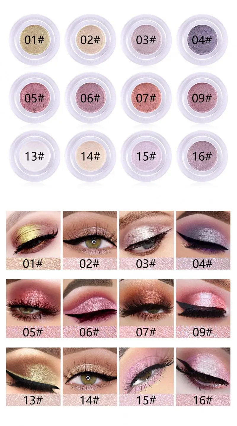 MISS ROSE 12 оттенков одиночные мерцающие тени для век Палитра высокие