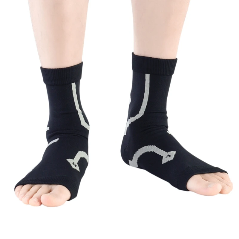 

Recommend 1 Pair Elastic Compression Foot Cover Breathable Anti-sweat Ankle Socks