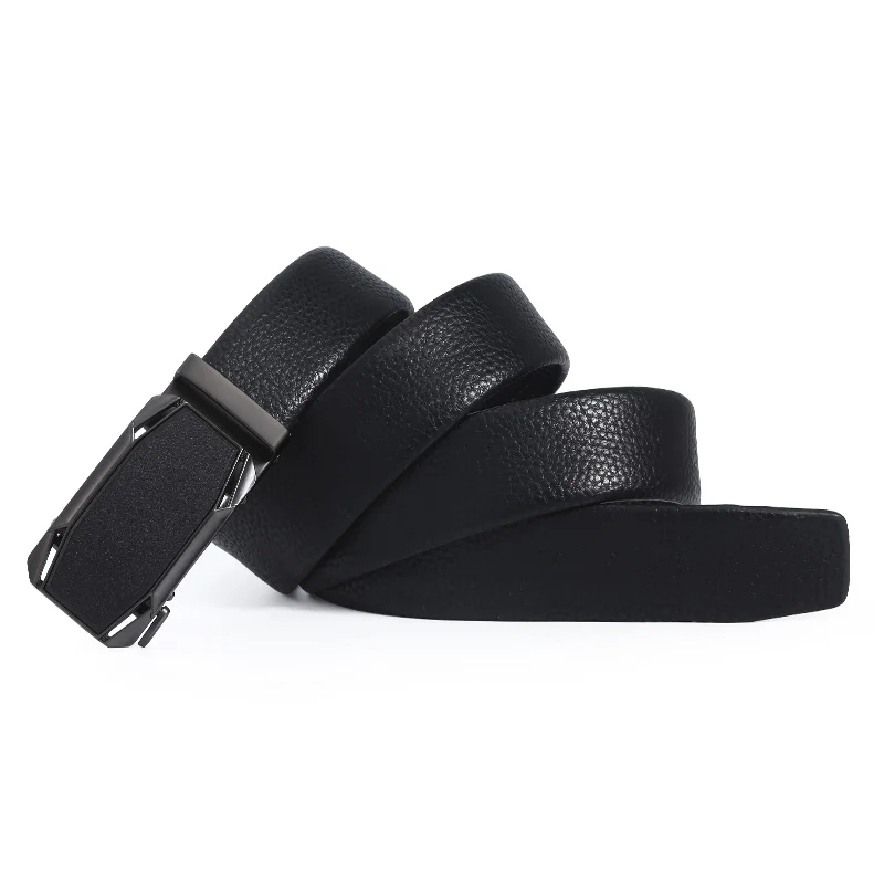 

Men Top Layer Leather Casual High Quality Belt Vintage Design Automatic Buckle Genuine Leather Belts For Men Original Cowhide