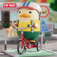 pop mart duckoo tricycle figure collectible cute action kawaii gift kid plastic toys figure free shipping
