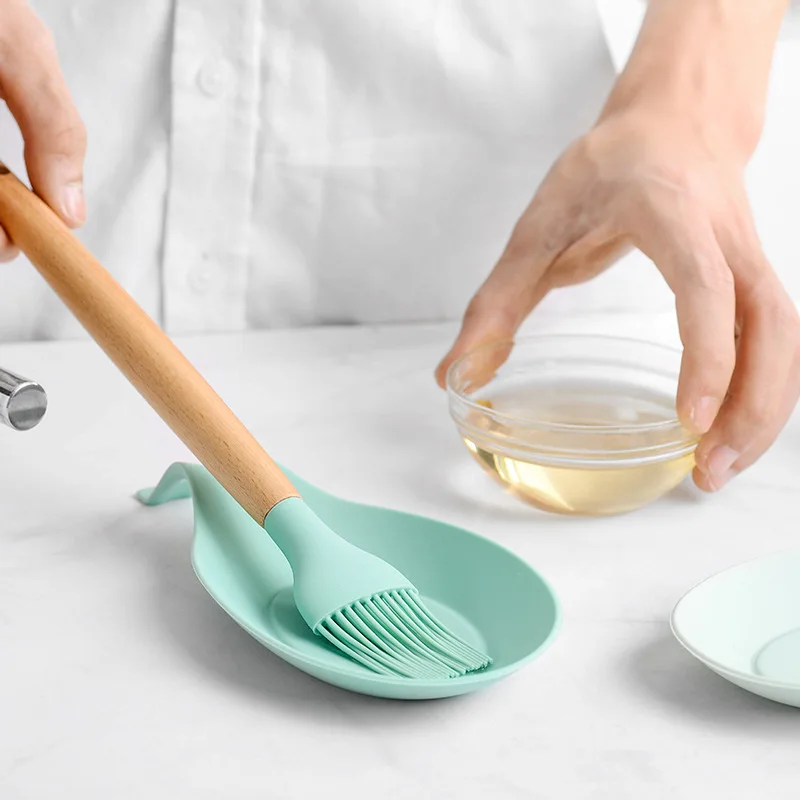 Набор кухонных инструментов антипригарная Подставка под ложку термостойкая