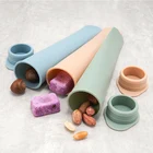 100% пищевой силикон ручная форма для фруктового льда креативная DIY силиконовая форма для мороженого Форма для мороженого