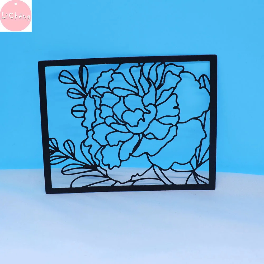 Цветочная рамка металлический Трафаретный вырубной штамп Скрапбукинг