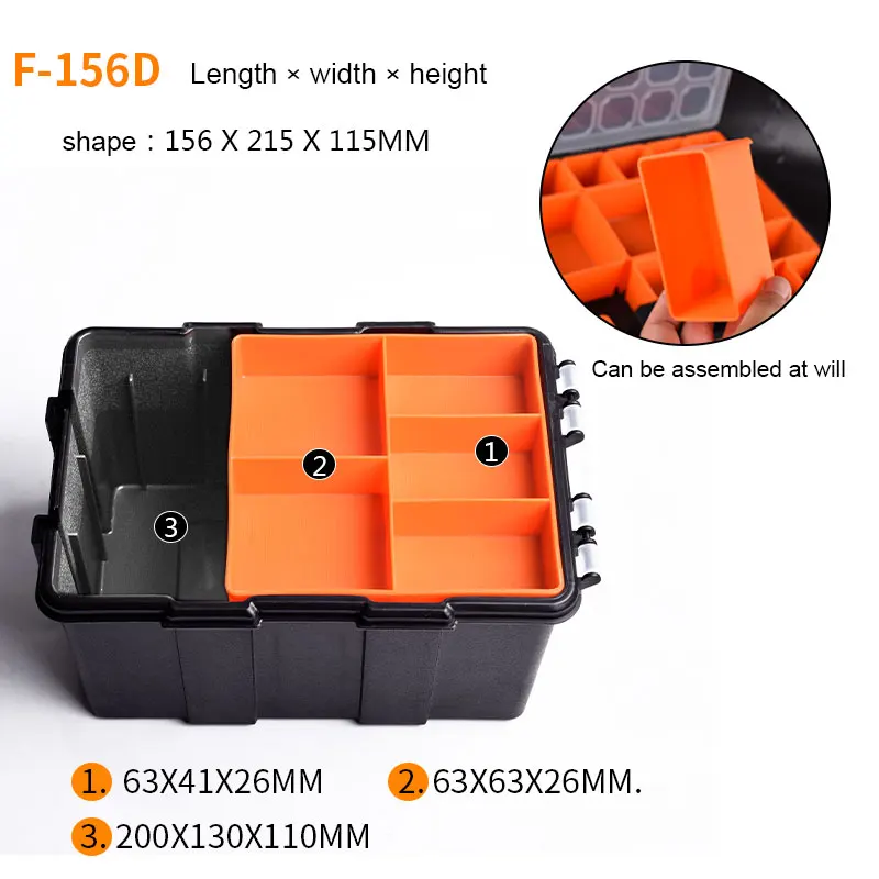 Запчасти коробка для хранения винтов пластиковый отсек с крышкой аппаратный