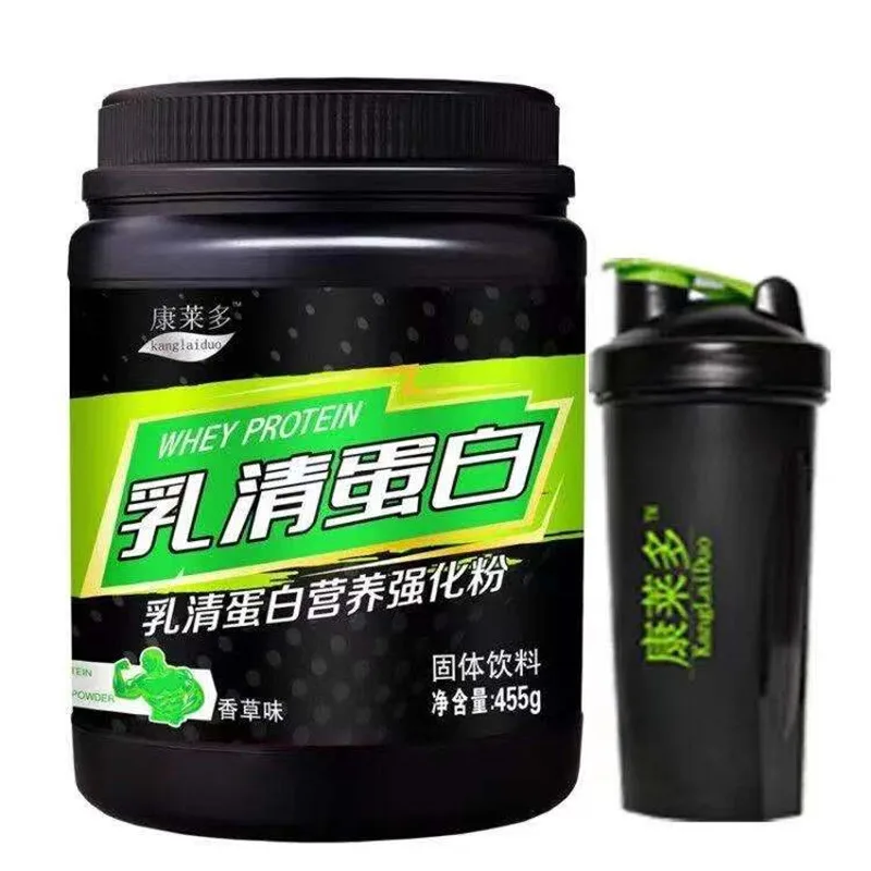 

Vanilla flavor whey protein powder nutrition women/men muscle container milk 1kg Sports Fitness supplement body sequins