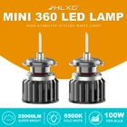360 супер H7 светодиодные фары 100 Вт 9012 лм H1 H8 H9 H11 автомобильная лампа 12 В CSP Hb3 Hb4 9005 Hir2 Лампа Mini Ice 9006 Противотуманные фары HLXG