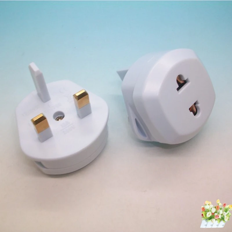 3 Pin 1 шт. США/ЕС в Великобританию AC Разъем питания дорожный преобразователь