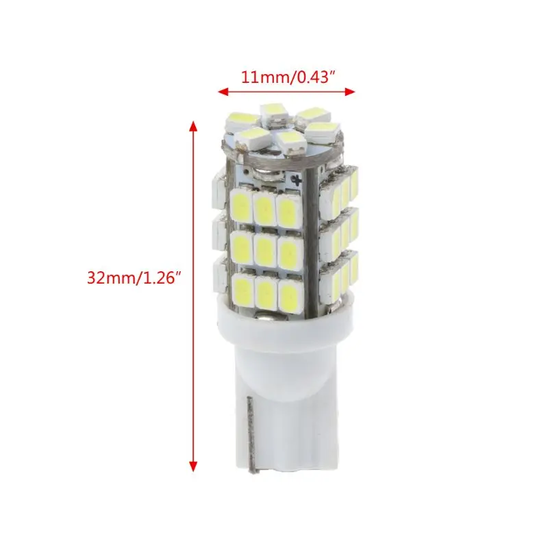 

2pcs Car LED License Plate Lights T10 W5W 168 194 SMD 3020 Cargo/Trunk Lamp