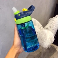 480ml baby kids children portable feeding drinking water bottle cup with straw