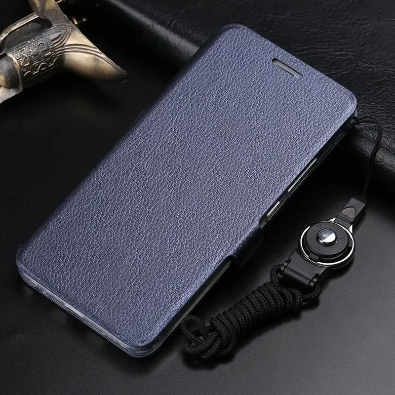Dark Blue Классический флип-чехол для Xiaomi mi на возраст 6, 8, 9, SE 9T A2 A3 Lite Red mi 7A Note 8 Pro книжная Обложка для бумажника, кожаная узор чехол+ бесплатный ремень - Цвет: Dark Blue