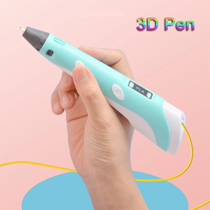 

3D Pen DIY Pen 3D Printer Pen Drawing Pens 3d Printing Pen With 100M PLA Filament Christmas Birthday Gift For Kids