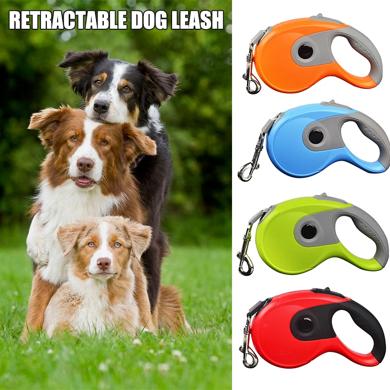 

New Retractable Dog Leash Pet Accessories 3/5/8 Meters Telescopic Dog Walking Leash For Small Medium Large Dogs Drop Shipping