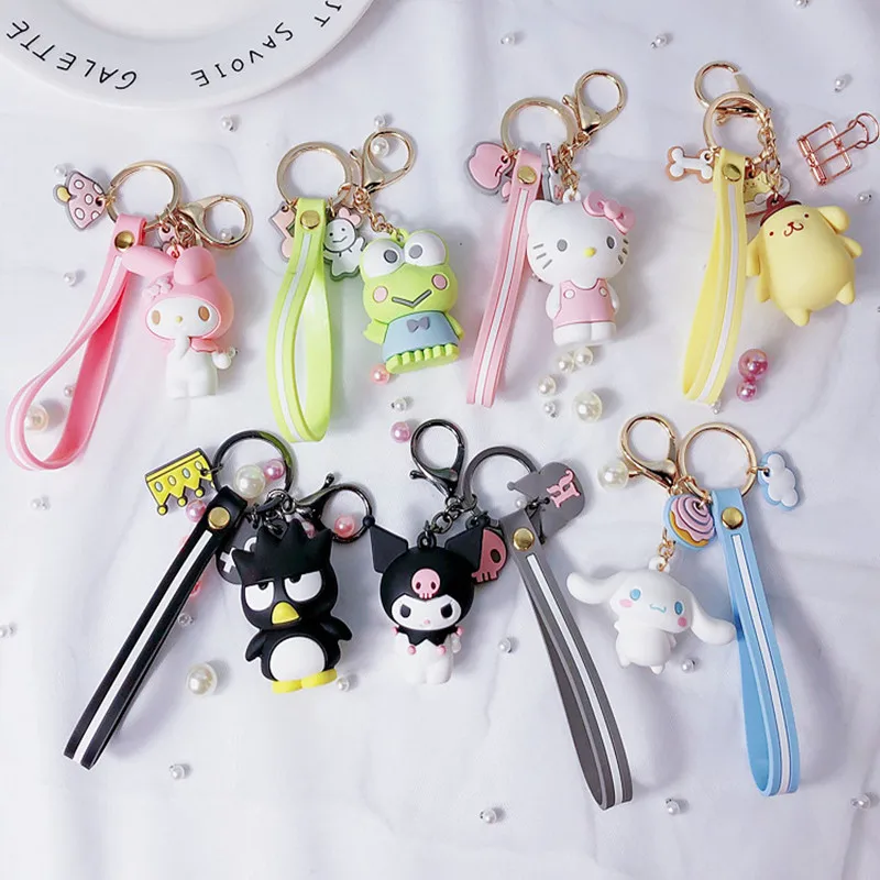 Креативный Sanrio серии My Melody пудинг Cinnamoroll Собака КТ золотой брелок сумка Подвеска