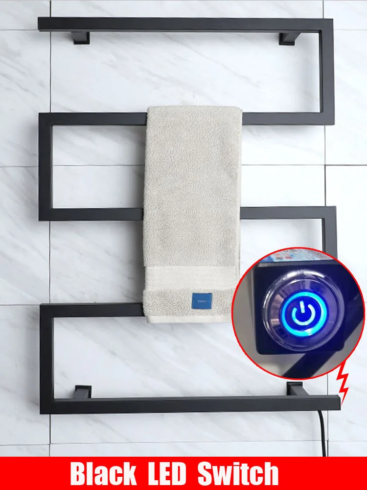 Buy Scaldasalviette elettrico di trasporto 2 pz pacco 110V 220V per lo scaffale di asciugamano elettrico dell acciaio inossidabile di USA Canada 304 per il bagno