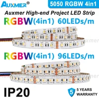 5050 rgbw rgbww led strip lights4in1 96ledsm 72ledsm 60ledsm 24v ip20 5mreel rgbcw flexible led stripe tape light for home