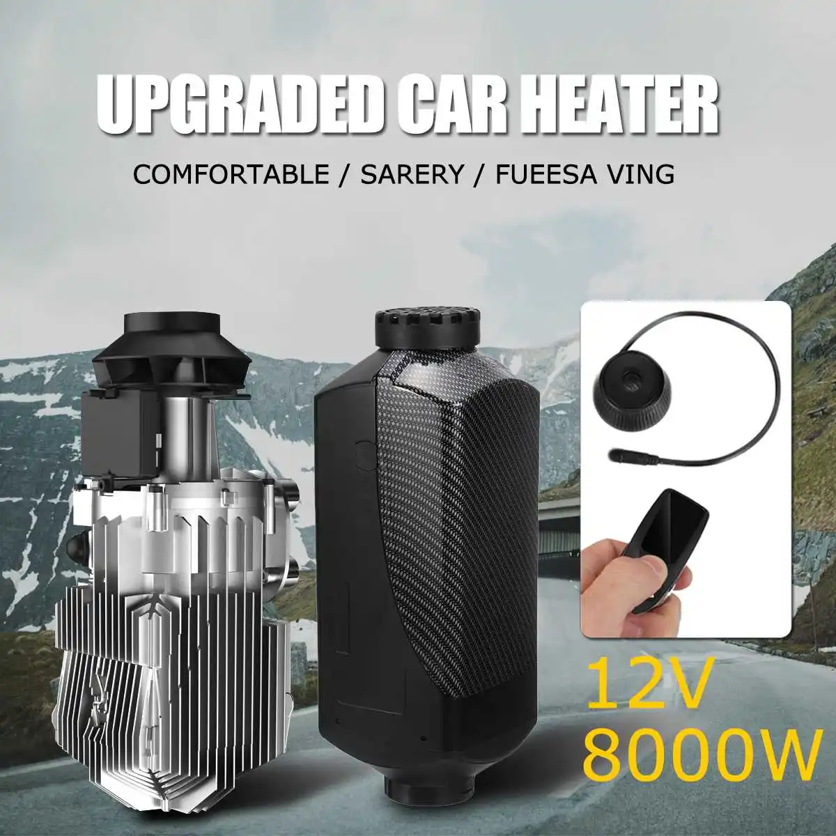 Обогревателя автомобиля 12V 8000W webastos дизелей подогреватель Eberspacher стояночный отопитель с пультом дистанционного управления Управление ЖК-дисплей монитор для мотора б/у