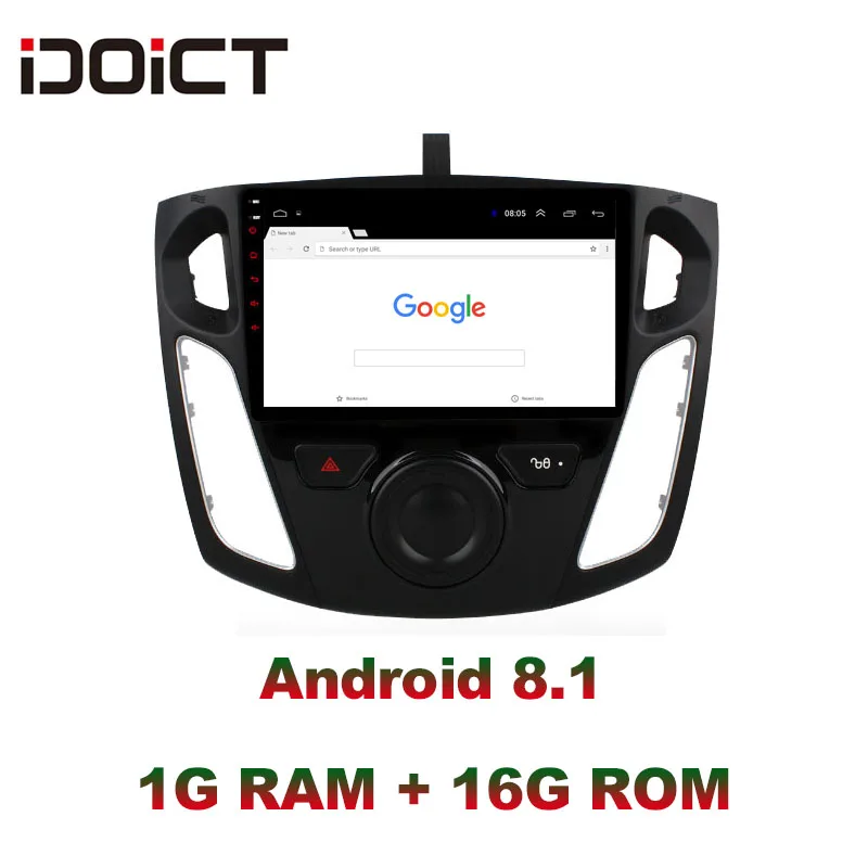 Автомобильный DVD плеер IDOICT Android 8 1 с GPS навигацией мультимедийный проигрыватель