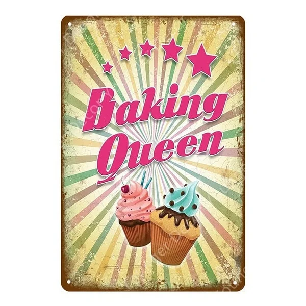 

Eat Cupcake Metal Signs Rocket Ice Cream Donuts Tin Poster Food Drinks Gin Sticker For Kitchen Home Cafe Bar Decoration YI-026